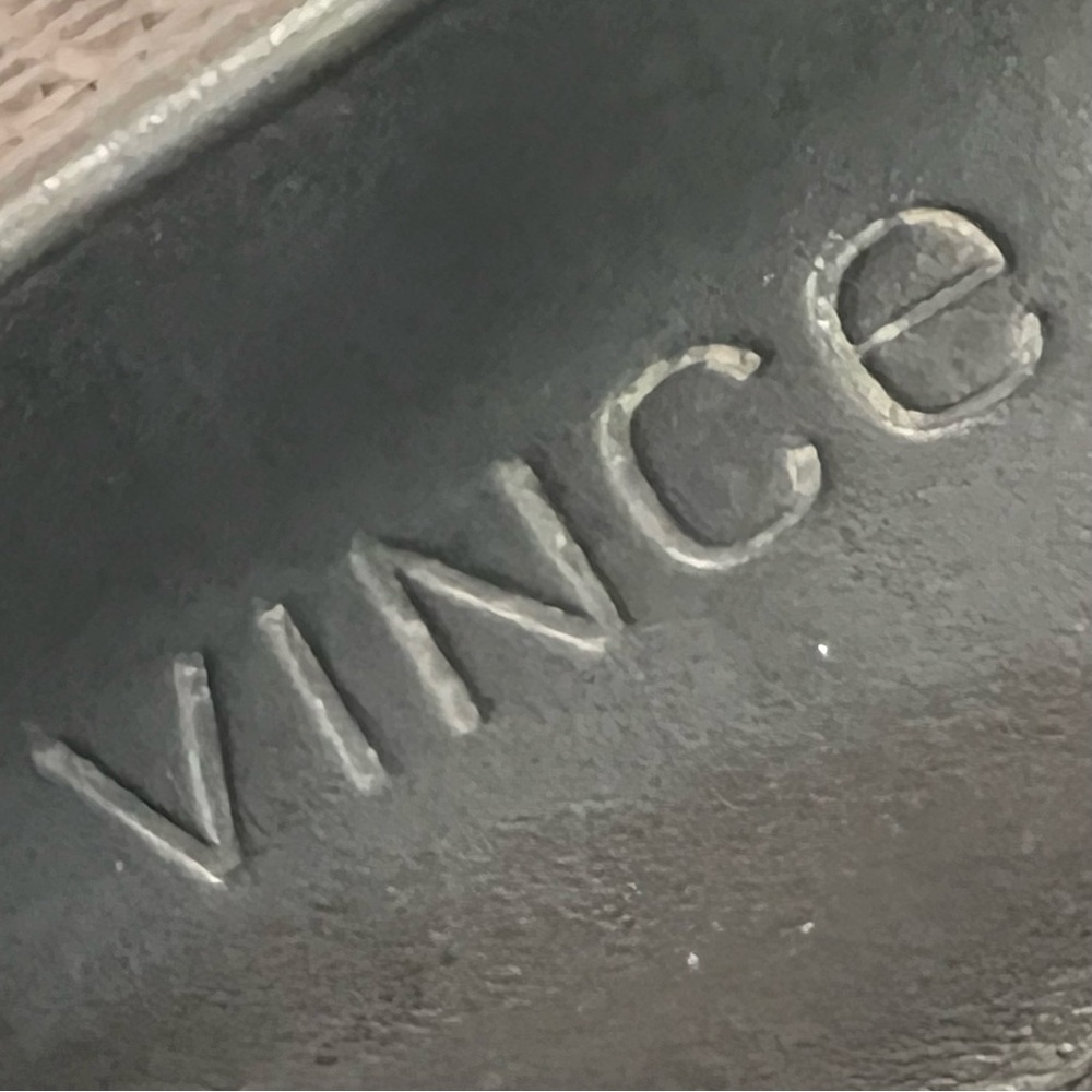 Vince Blair 5 Black Nubuck Leather Perforated Slip On Casual Sneaker Women’s 8 - Picture 14 of 15